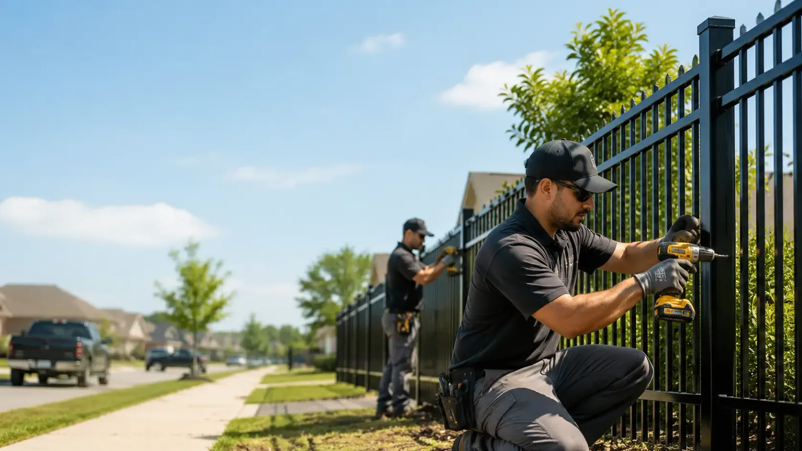 Metal Fence Installation in Pleasant View, TN